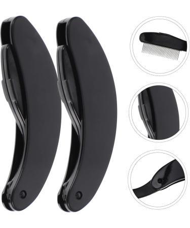 FRCOLOR 8 Pcs Foldable Eyebrow Comb Makeup Mascara Make up Kit Folding Eyelash Comb Makeup Tool Metal Girl 6.5x2x0.8cmx4pcs Blackx4pcs - Buy Online on GoSupps.com