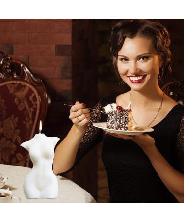 Vegan Soy Wax Scented Candle - Female Torso Design for Relaxation | Milky Candle by Boxwizard - Buy Online on GoSupps.com