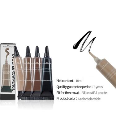 Teinte de sourcils imperm able longue dur e brun clair naturel s chage rapide applicateur pr cis doux pour la peau Gel imperm able pour sourcils - Buy Online on GoSupps.com