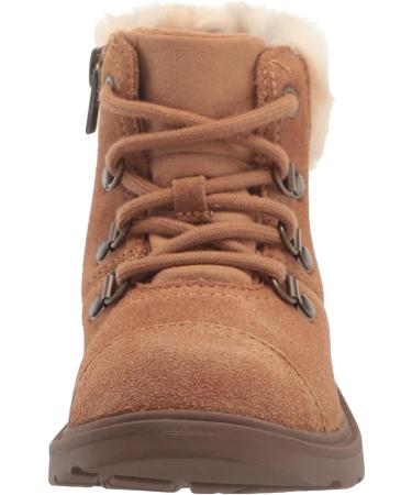 UGG T Azell Hiker Weather Fashion Boot - Toddler (1-4 Years) | Size 10 Toddler | Chestnut Suede - Buy Online on GoSupps.com