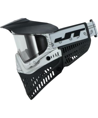 JT Proflex Goggles LE Bandana White with Clear and Smoke Lens - Top-Quality Eye Protection - Buy Online on GoSupps.com