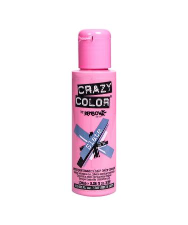 Crazy Color Hair Color 100ml - Slate X2 | Vibrant International Shipping - Buy Online on GoSupps.com