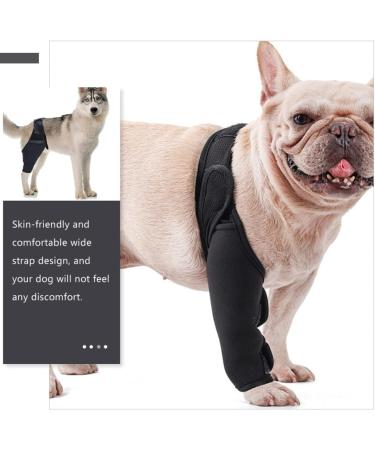 ORFOFE Puppy Knee Leg Supplies Dog Leg Braces for Hindleg Dog Leg Cover Knee for Dogs Dog Knee Cover Dog Injured Knee Dog Foreleg Brace Dog Leg Knee S As Shown - Buy Online on GoSupps.com