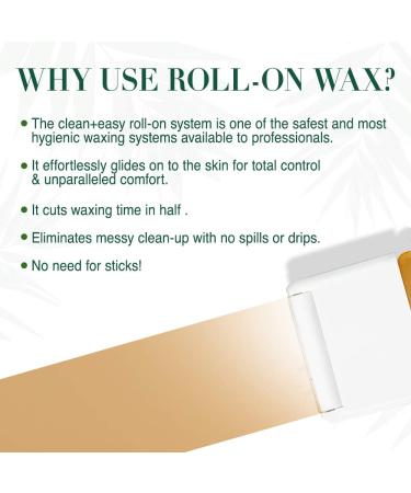 Clean + Easy Large Roll-On Wax Warmer - Professional Waxing Spa System - Unit (120V) - Buy Online on GoSupps.com