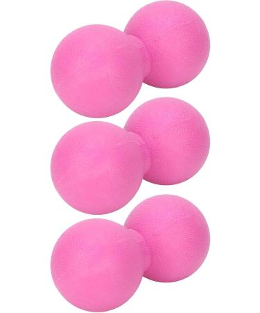 Verdant Touch Neck Massage Ball - Silicone Peanut Shape for Neck & Shoulder Relief 3 Pack - Rose Red | International Shipping Available - Buy Online on GoSupps.com