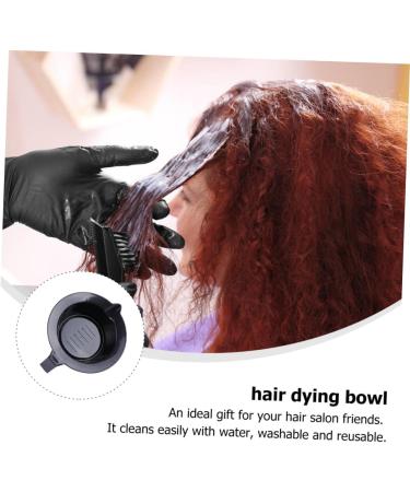 4 Pi ces Bols de Teinture Cheveux Plastique avec Manche Bols Coloration avec Graduation pour Salon Professionnel Accessoires de Coloration Capillaire Noir - Buy Online on GoSupps.com