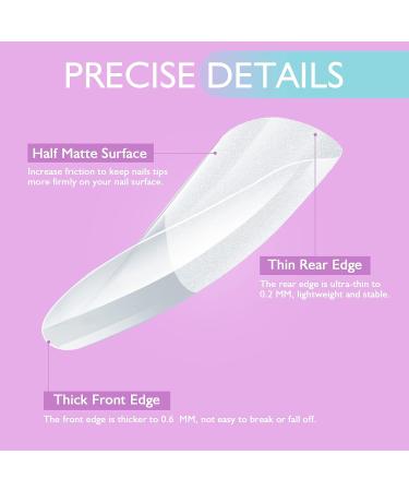 Saviland A4 Medium Almond Gel X Nail Kit with 240 Soft Gel Tips & UV Lamp - Nail Extensions Kit for Salon Quality Results at Home - Buy Online on GoSupps.com