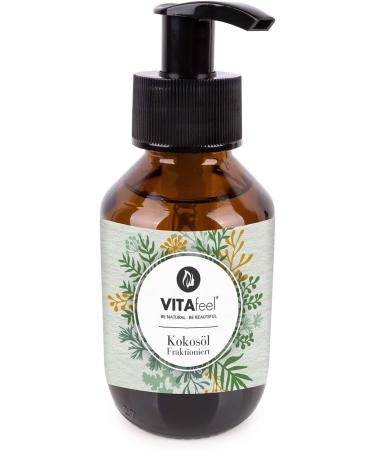 Mea Vita VitaFeel Fractional Coconut Oil 100 ml in Glass Bottle with Pump - Buy Online on GoSupps.com