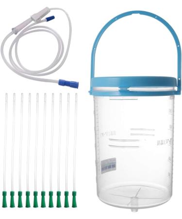 FOMIYES Reusable Enema Bucket Kit - 1200ml Water & Coffee Cleansing for Body - Unisex Colon Cleaner with Tube & Connector - Buy Online on GoSupps.com