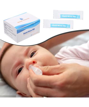 Healifty 40 Pack Saline Nasal Wash Salt Packets - Nasal Rinse Mix Packs - Buy Online on GoSupps.com