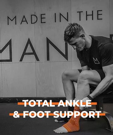 Bearhug Bamboo Ankle Support Brace for Men and Women - Ideal for Sprained Ankle, Ligament Damage, and Achilles Tendonitis - XXL - Buy Online on GoSupps.com