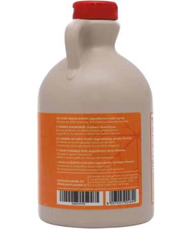 MapleFarm - Sirop d' rable canadien pur Grade A Ambr go t riche - Carafe 1 l (Lot de 1) - Pure maple syrup - Jus d' rable - Buy Online on GoSupps.com