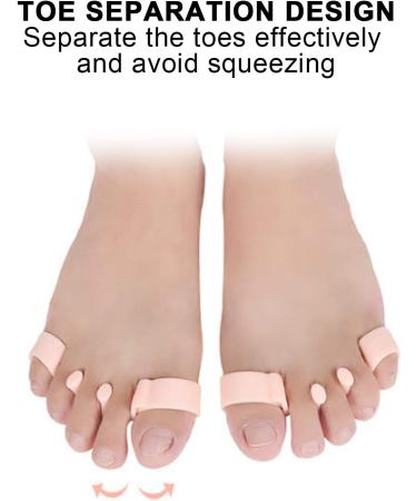 10 Pairs Unisex Gel Toe Separators for Bunion Pain Relief | Hallux Valgus Corrector Tool for Men & Women - Buy Online on GoSupps.com