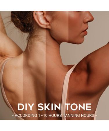 SPATMOS Self Tanning Mousse Sunless Foam 3.40 Fl Oz with Tanner Mitt & Applicators - Fair to Medium Tone - Buy Online on GoSupps.com