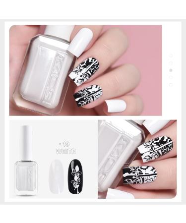 4 Colours 10ml Nail Polish Set Printed Jelly Nail polish Gold silver metallic colors Nail Pigment Polish Lacquer Nail Art Design Drawing Tool - Buy Online on GoSupps.com