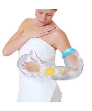 Arm Cast Cover for Shower Adult,2021 Upgrade Soft Comfortable Bath Waterproof Arm Cast,Wound Barrier Bandage Protector,Watertight Cast Bag for Adult Adult Arm Cast
