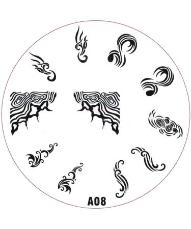 ++SPECIAL ITEM++ Stamping stencil A-Series: A08 Ornaments