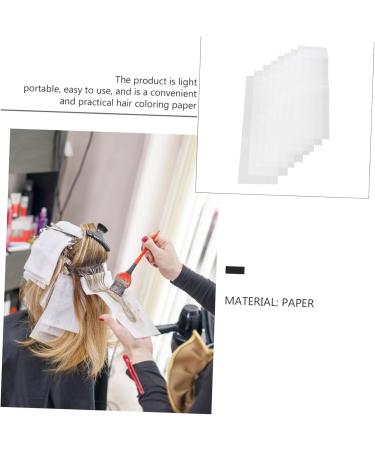 FOMIYES 50 Sheets highlight stickers Hair Salon Tool Hairdressing Tool blonde hair dye hair dye foam hair dye tools bubble hair dye Barber Shop Tool white Aluminum foil Paper - Buy Online on GoSupps.com