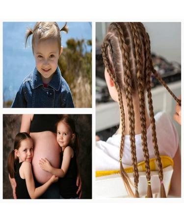 Pack of 30 Mini Elastic Hair Ties for Fine Hair Multi-Colored Small Hair Ties for Girls & Babies - Buy Online on GoSupps.com