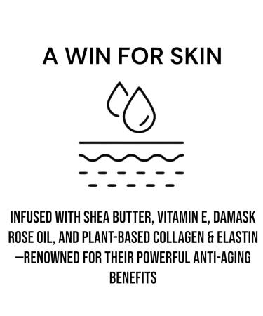 Rejuvenating Night Face Cream - Organic Vegan Moisturizer with Shea Butter Cocoa Butter Bulgarian Rose Oil & Vitamin E - 1.69 fl oz - Natural & Cruelty-Free - Buy Online on GoSupps.com