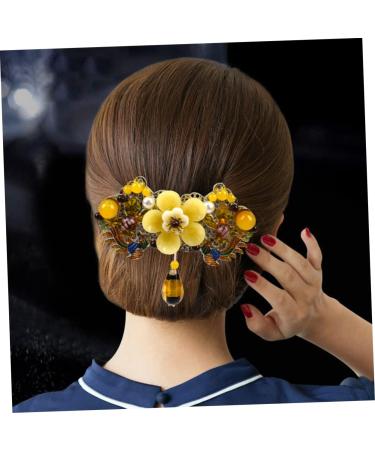 Didiseaon Hairpin Hair Jewels for Women French Hair Pin Wedding Hair Clips Women Hair Clip Women Hair Barrettes Vintage Flower Hair Clips Hair Clamp Ponytail Alloy Spring Miss - Buy Online on GoSupps.com