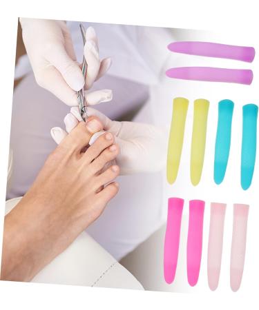 Beavorty 5 Pairs Cuticle Nipper Handle Sleeve Cuticle Trimmer Nipper Cover Nail Silicone Handle Cuticle Scissor Handle Sleeve Cuticle Handle Cover Silica Gel Non-Slip Anti-Fall Cover - Buy Online on GoSupps.com