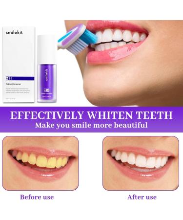 Buy MineUp 3PC Violet Toothpaste - Ultimate Purple Toothpaste for Whiter Teeth Removes Coffee & Smoke Stains - Buy Online on GoSupps.com