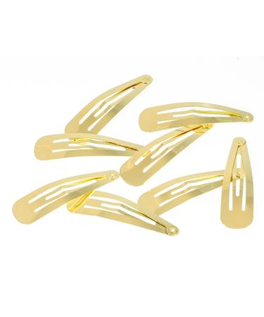 HAARallerliebst Hair Clips - 8 Shiny Gold Clips (5 cm) with White Storage Box | International Shipping - Buy Online on GoSupps.com