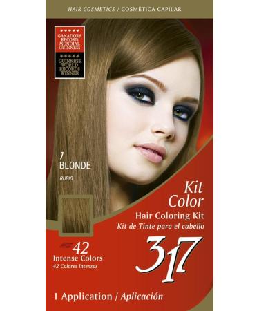 317#7 Blonde Hair Coloring Kit.