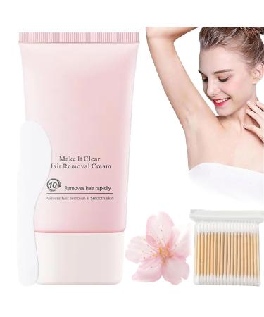 Quarxery Hair Removal Cream 60g Quarxery Pure and Gentle Hair Removal Cream Painless Hair Removal Cream for Smooth Skin | Quarxery Hair Removal Foam for for Face Arm Leg Armpit (1pcs)