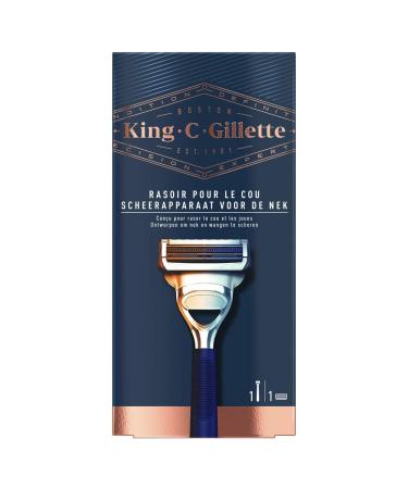 Buy King C. Gillette Shaver - 1 Blade | International Shipping & Best Prices | Smooth Shave Guaranteed - Buy Online on GoSupps.com