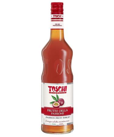 Toschi Frutto della Passione Toschi Passion Fruit Syrups / Maracuja for Cocktails - 1 Liter + Gourmet Italian Pulp 400 g - Set of 3