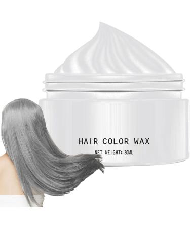 Hair Styling Wax Temporary Hair Coloring Wax for White Hair 45g Instant Hair Styling Cream Dye Temporary Modeling Natural Color Hair Dye Wax for Men Women - Buy Online on GoSupps.com