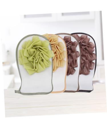 Buy NOLITOY 2-in-1 Bath Scrub Towel Mitt & Exfoliating Gloves | Spa Quality Shower Mittens | Ideal for Exfoliation & Makeup Cleaning | International Shipping Available - Buy Online on GoSupps.com