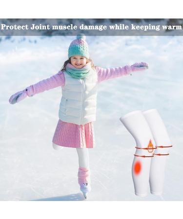 Buy 4 Pairs Kids Thermal Arm & Leg Warmers | Compression Fleece Non-Slip Sleeves for Boys & Girls | M Size | Ideal for Sports & Running - Buy Online on GoSupps.com