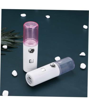 WOONEKY 1pc Sprayer Hydrating Humidifier Face Steamer Cleaner Mini USB Humidifier White - Buy Online on GoSupps.com