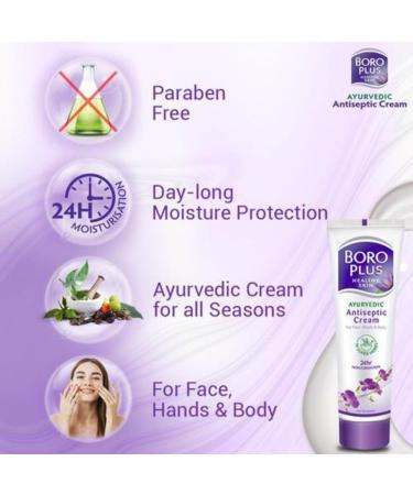 Emami Himani BoroPlus Antiseptic Cream 19ml Herbal Boro Plus Healthy Skin - Buy Online on GoSupps.com
