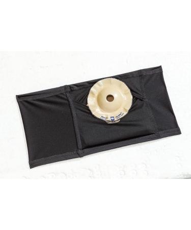 SUPRIMA Stoma Bandage Neoprene Black for Men & Women (XL/XXL) - Comfortable & Effective Support | International Shipping Available - Buy Online on GoSupps.com