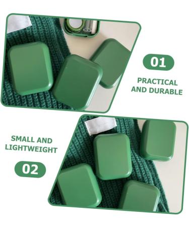 PLAFOPE Mirror Foil Case - Green Frosted Small Plastic Container for International Shipping - Buy Online on GoSupps.com