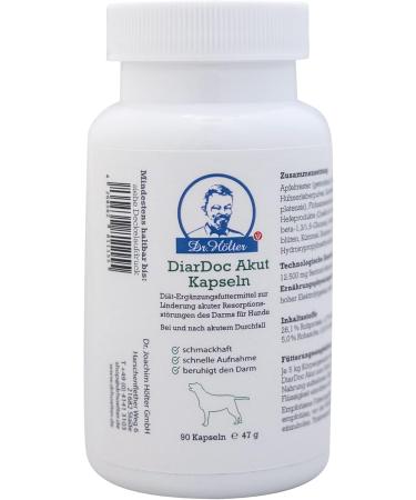 Dr. H lter DiarDoc Akut for Dogs - 90 Capsules for Acute Diarrhea & Digestive Disorders | Fast International Shipping - Buy Online on GoSupps.com