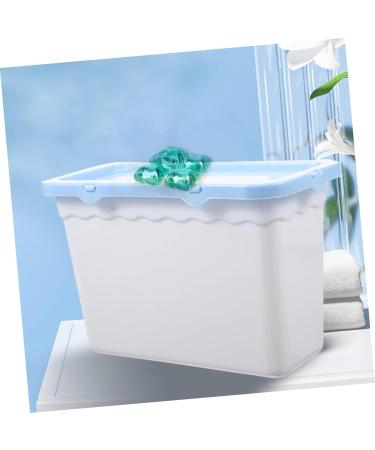 Zerodeko 18 pcs with Laundry Canister Booster Dry Dryer Lids Softener Deodorizer Clothes Case Detergent White Washing Powder Pins Sea Room Plastic Lid Scent Ing Container Salt - Buy Online on GoSupps.com