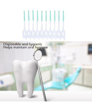 160 Interdental Brushes - Soft Disposable Toothpicks for Oral Care | Eco-Friendly & Safe for Adults & Kids (Green) - Buy Online on GoSupps.com