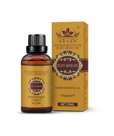 Gusengo essential ginger oil for the skin - 30ml lymphatic drainage ginger oil - Gua Sha oil plant therapy for neck feet waist buttocks legs body