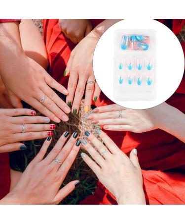dijiusidy False Nail Fashionable Various Shapes Fingernail Full Coverage Strong Viscosity Adjustable Paster for Manicure Art 3 F741 3 1 count (Pack of 1) - Buy Online on GoSupps.com