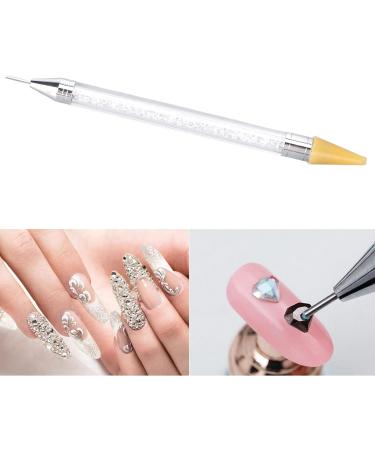 Rhinestone Painting Pen Comfortable Grip Professional Double Headed Lightweight Rhinestone Drill Pen for Nail Shop for Craft - Buy Online on GoSupps.com