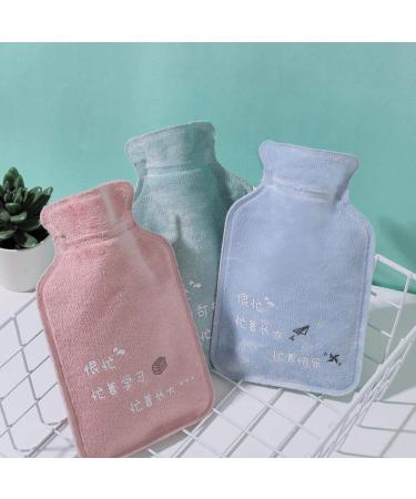 Buy Cute Heat Bottle with Cover - Portable Mini Hot Water Bag & Hand Warmers in Blue | Best International Shipping - Buy Online on GoSupps.com