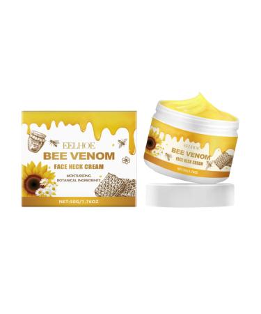 AuroraHyt Bee Venom Face and Neck Cream with Collagen Anti-Aging Moisturizer for Fine Lines Wrinkles Skin Firming 1.76 Fl Oz