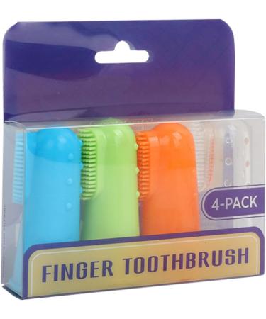 Pack of 4 Soft Toothbrushes for Cleaning Your Pet's Teeth to Remove Bad Breath - Buy Online on GoSupps.com