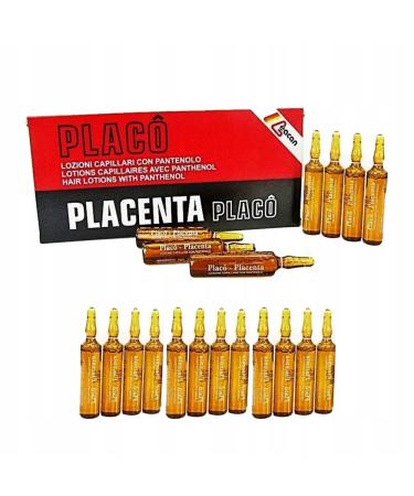 Buy Hair Loss Placenta Placo - Intensive Hair Treatment (24 Vials 10.4ml Each) | International Shipping - Buy Online on GoSupps.com