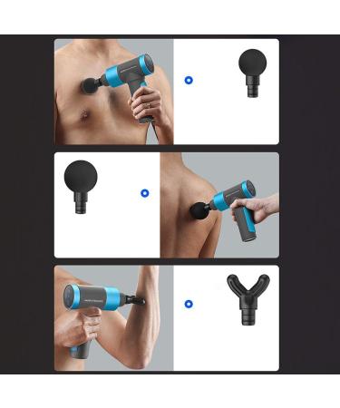 Professional Electrical Massage Device | Deep Fascia Massage Gun | High Frequency Vibration | Muscle Relaxation Fitness Equipment with 4 Massage Heads - Buy Online on GoSupps.com